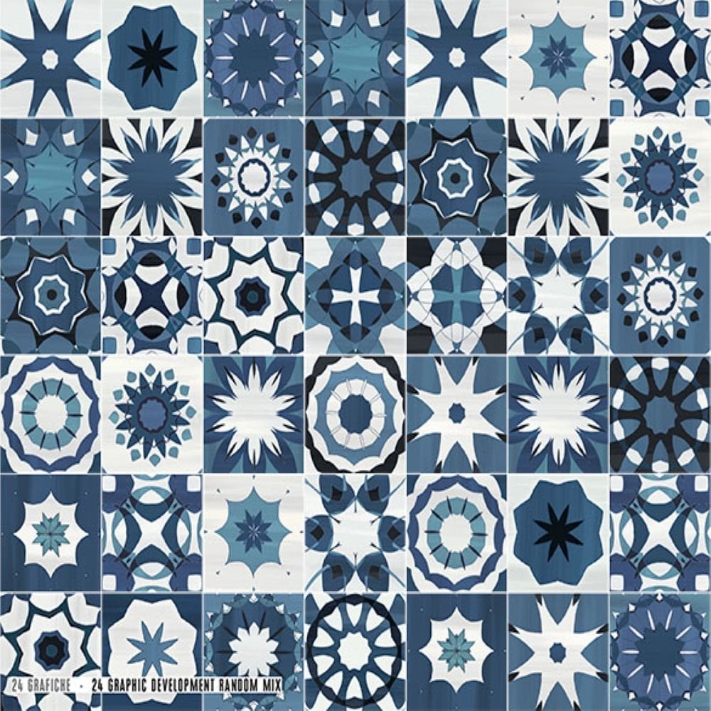 Amazonia Ocean 20.3cm x 20.3cm Wall & Floor Tile