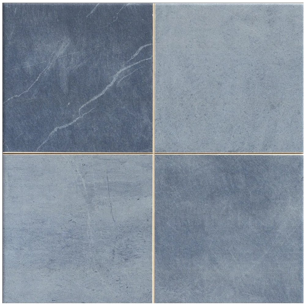 Bali Azul 33.3cm x 33.3cm Wall & Floor Tile