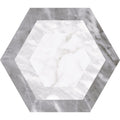 Bardiglio Geo Hexagon 17.5cm x 20cm Wall & Floor Tile