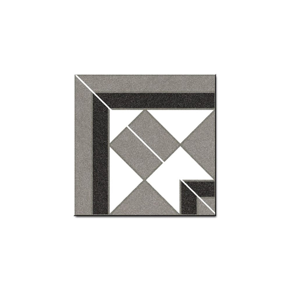 Barnet Basildon Blanco 15.8cm x 15.8cm Corner Tile