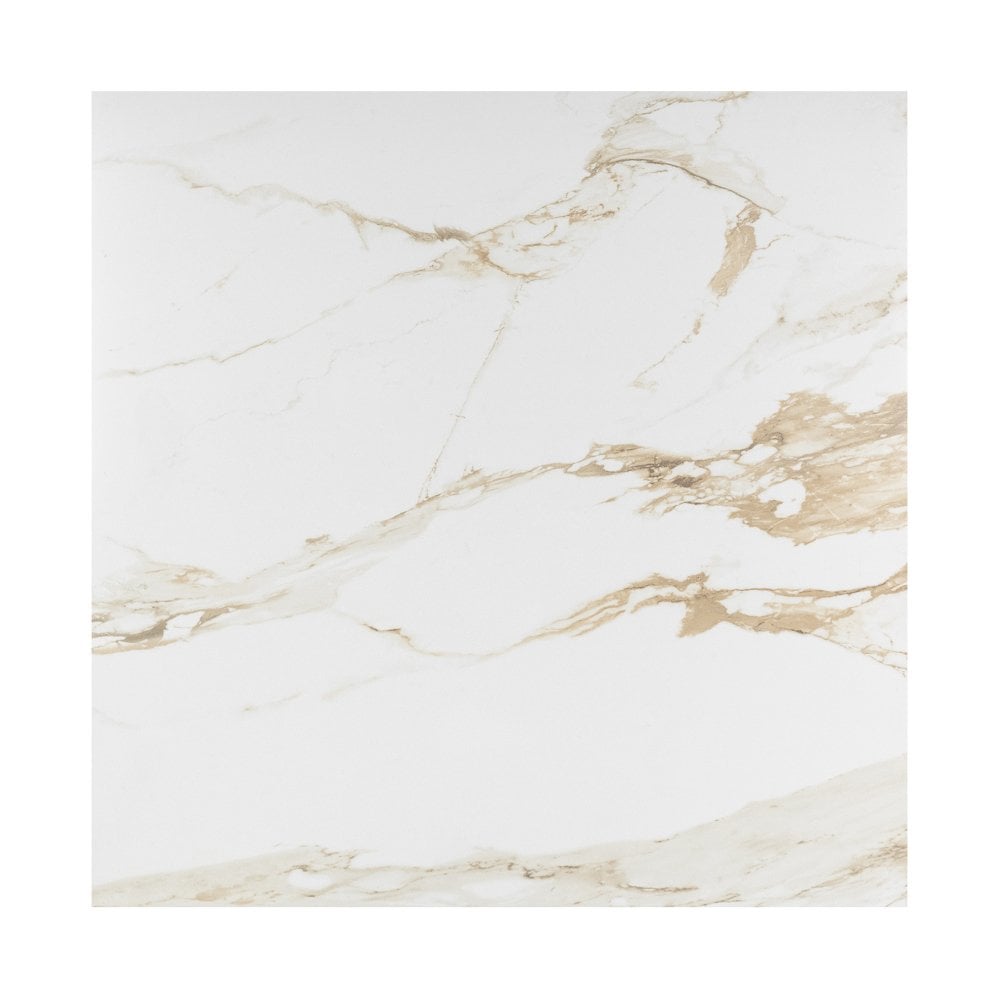 Capel Gold Matt 60cm x 60cm Marble Effect Tiles