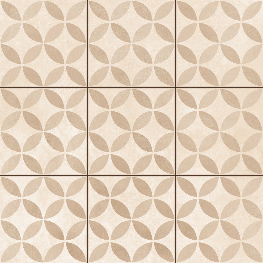Carlingford Bone 45cm x 45cm Wall and Floor Tile
