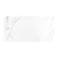 Carrara White Gloss Marble Effect Rectified Porcelain 30cm x 60cm Wall & Floor Tile