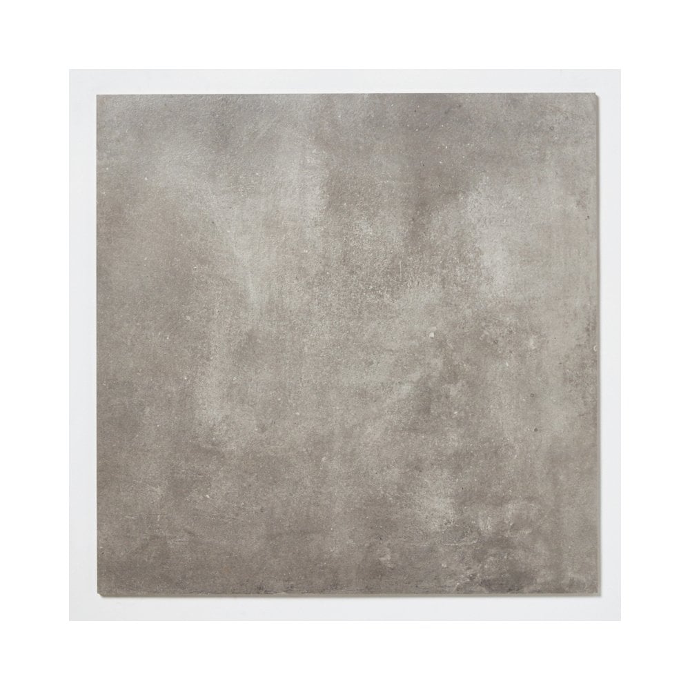 Cement Dark Grey Matt Porcelain 80cm x 80cm Floor Tile