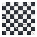 Darwin Black and White Marble-Effect Anti-Slip 40cm x 40cm Wall and Floor Tile