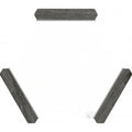 Denia Graphite 22cm x 25cm Wall & Floor Tile