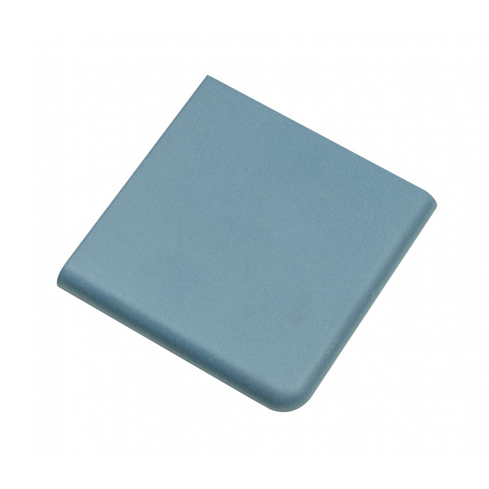 Fireplace Quarry Corner Blue 9.6cm x 9.6cm Floor Tile