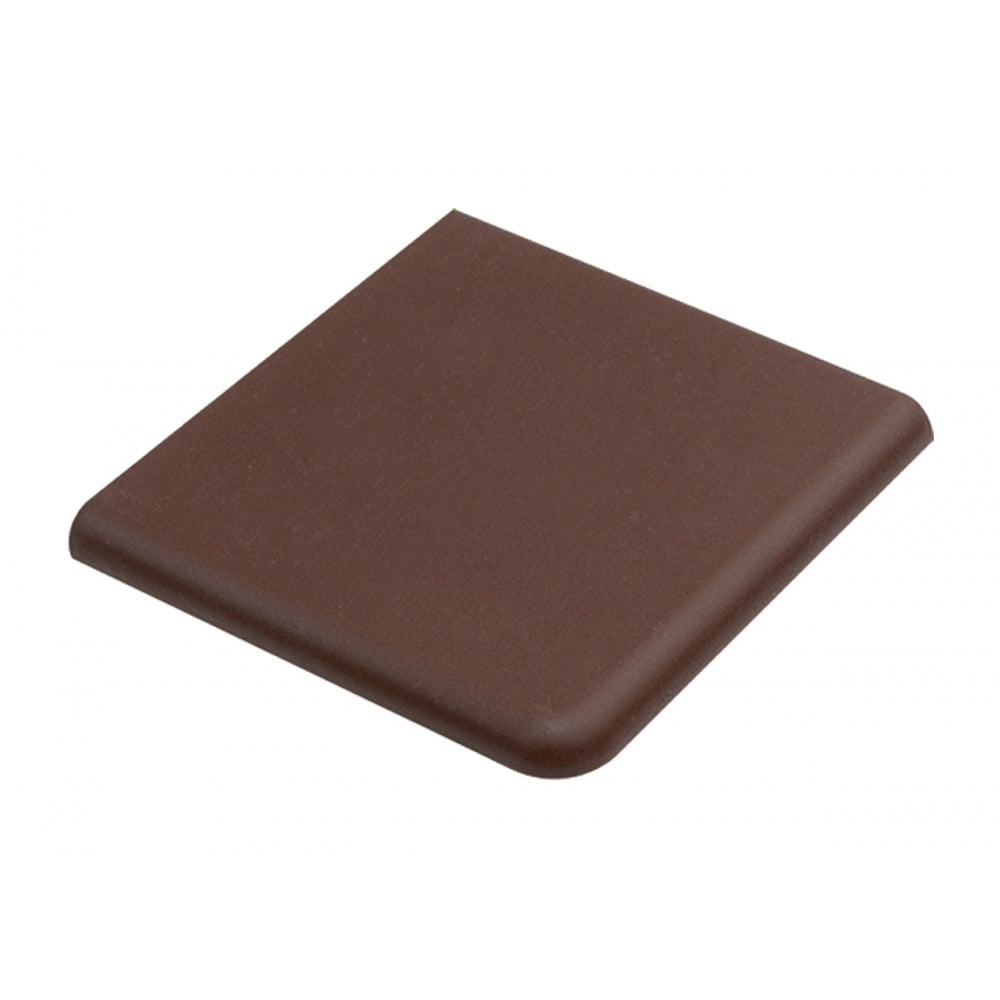 Fireplace Quarry Corner Red 9.6cm x 9.6cm Floor Tile