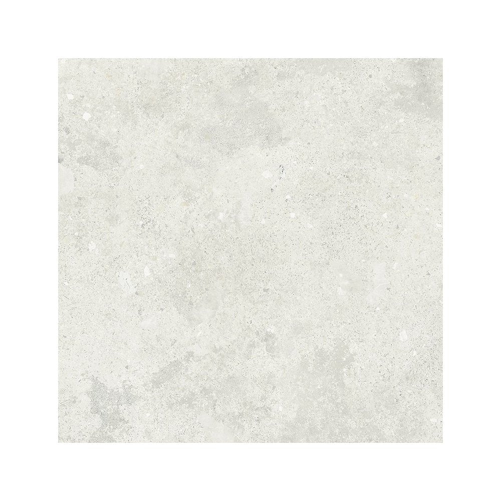 Florys White Matt 59.8cm x 59.8cm Wall and Floor Tile