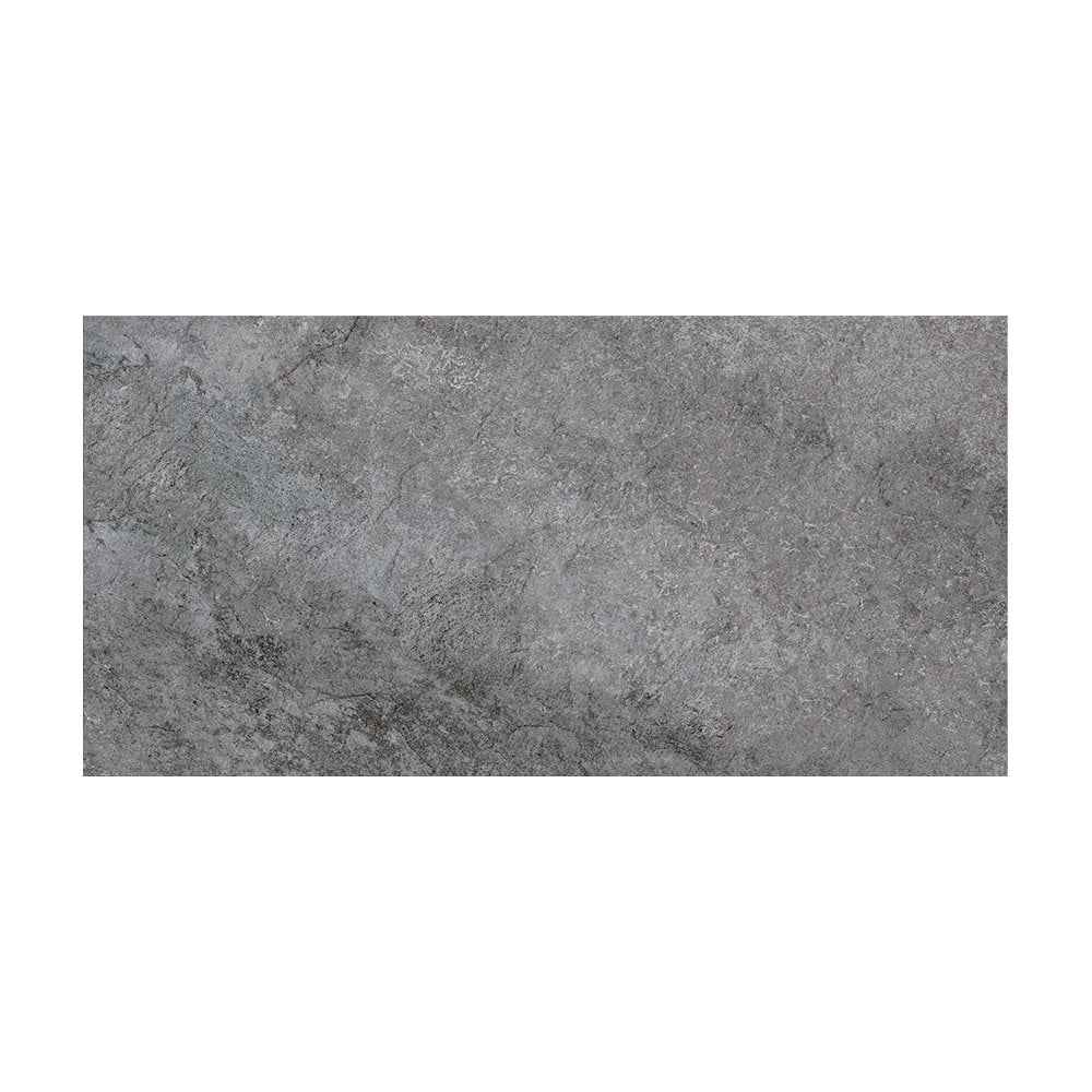 Gaia Grey Stone Effect 29.8cm x 59.8cm Wall & Floor Tile