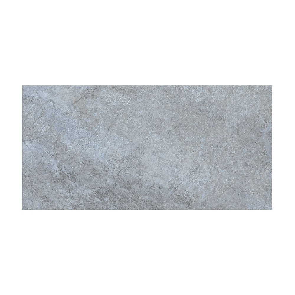 Gaia Light Grey Stone Effect 29.8cm x 59.8cm Wall & Floor Tile