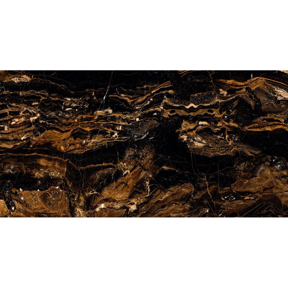 Galaxy Gold Marble Effect 60cm x 120cm Wall & Floor Tile
