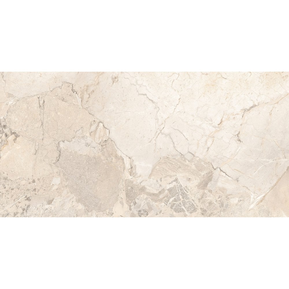 Geo Pebbles Cream 30cm x 60cm Wall and Floor Tile