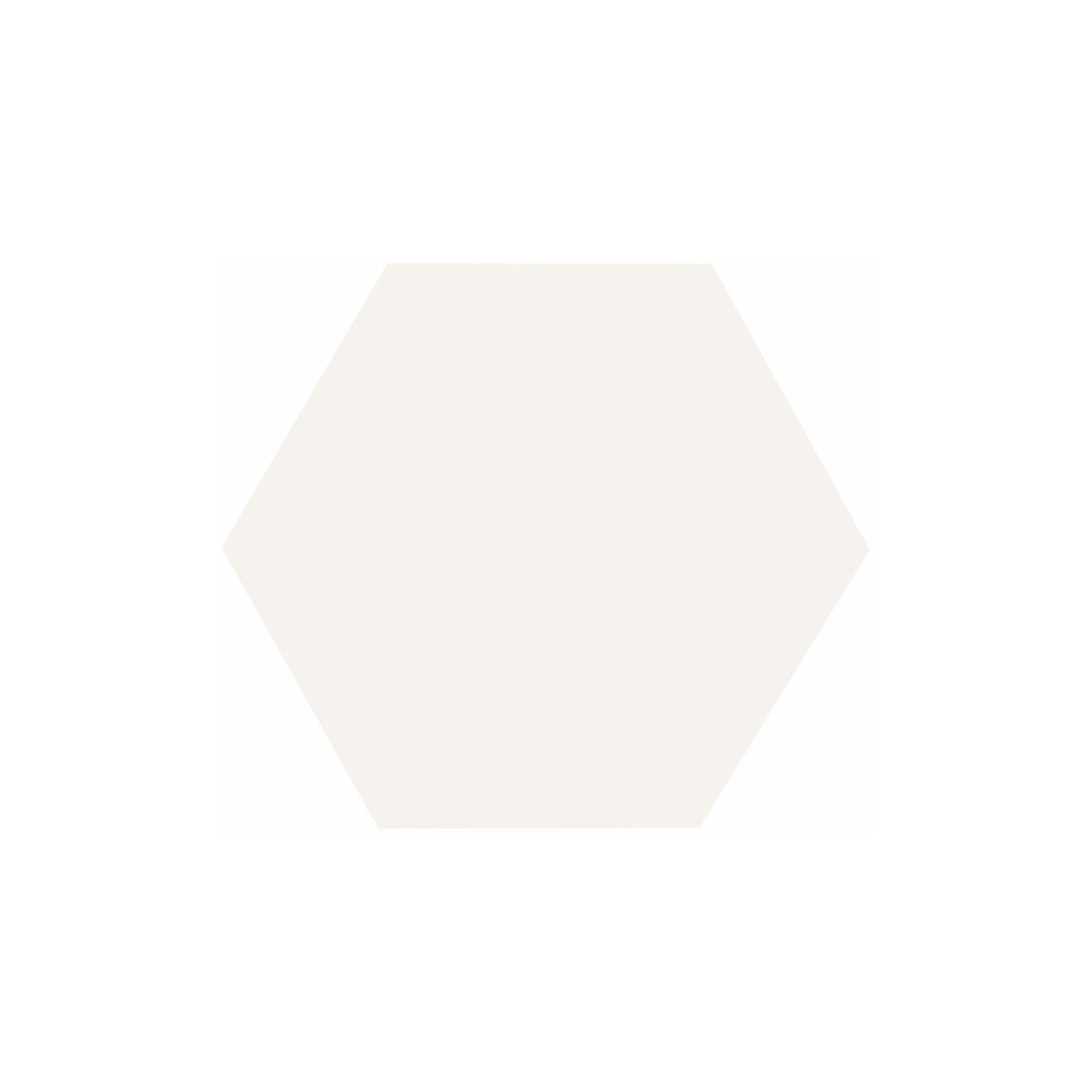 Good Vibes Matt White 14cm x 16cm Wall and Floor Tiles