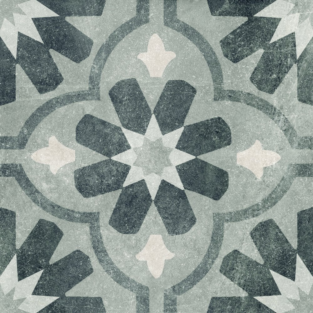 Grand Place Etnic Cold 100cm x 100cm x 2cm Outdoor Floor Tile