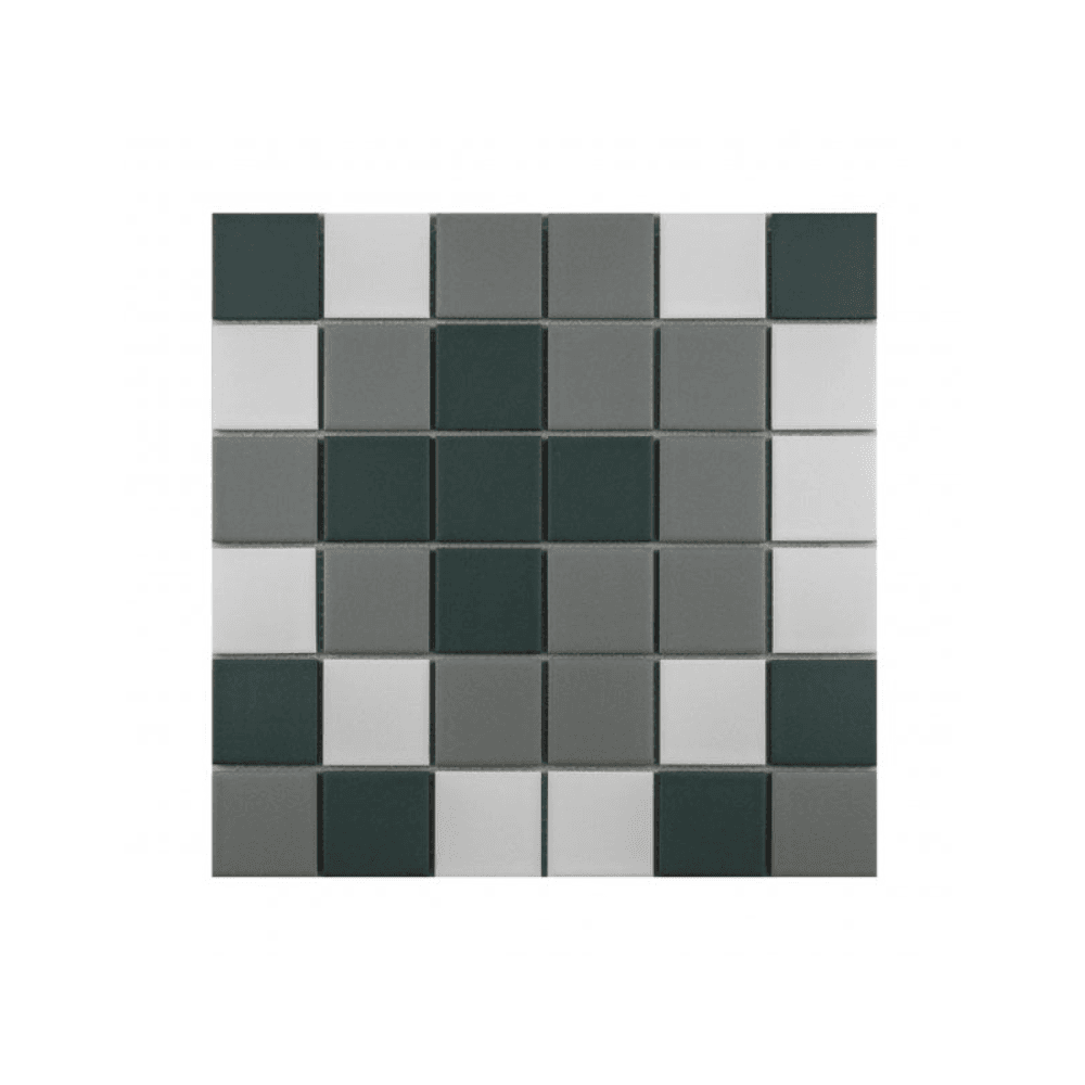 Hamlet Green 30.6cm x 30.6cm (4.8cm x 4.8cm) Mosaic Tile