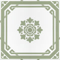 Hampshire Tavern Green 22.5cm x 22.5cm Wall & Floor Tile