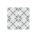 Havana White Flower 20cm x 20cm Wall & Floor Tile