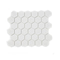 Hexagon Matt White 32.5cm x 28.1cm (5.1cm x 5.1cm) Mosaic Tile