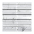 Kit Kat Carrara White 30cm x 30cm Mosaic Tile