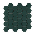 La Maison Buckingham Green 27.2cm x 28.2cm (5.1cm x 5.9 cm) Hexagon Mosaic Tile