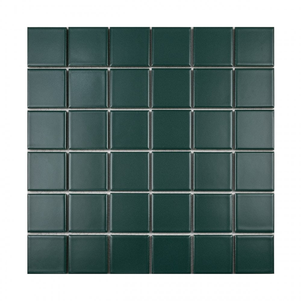 La Maison Buckingham Green 30.6cm x 30.6cm (4.8cm x 4.8cm) Square Mosaic Tile