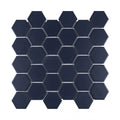 La Maison Denim Blue 27.2cm x 28.2cm (5.1cm x 5.9cm) Hexagon Mosaic Tile