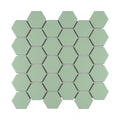 La Maison Spearmint 27.2cm x 28.2cm (5.1cm x 5.9cm) Hexagon Mosaic Tile