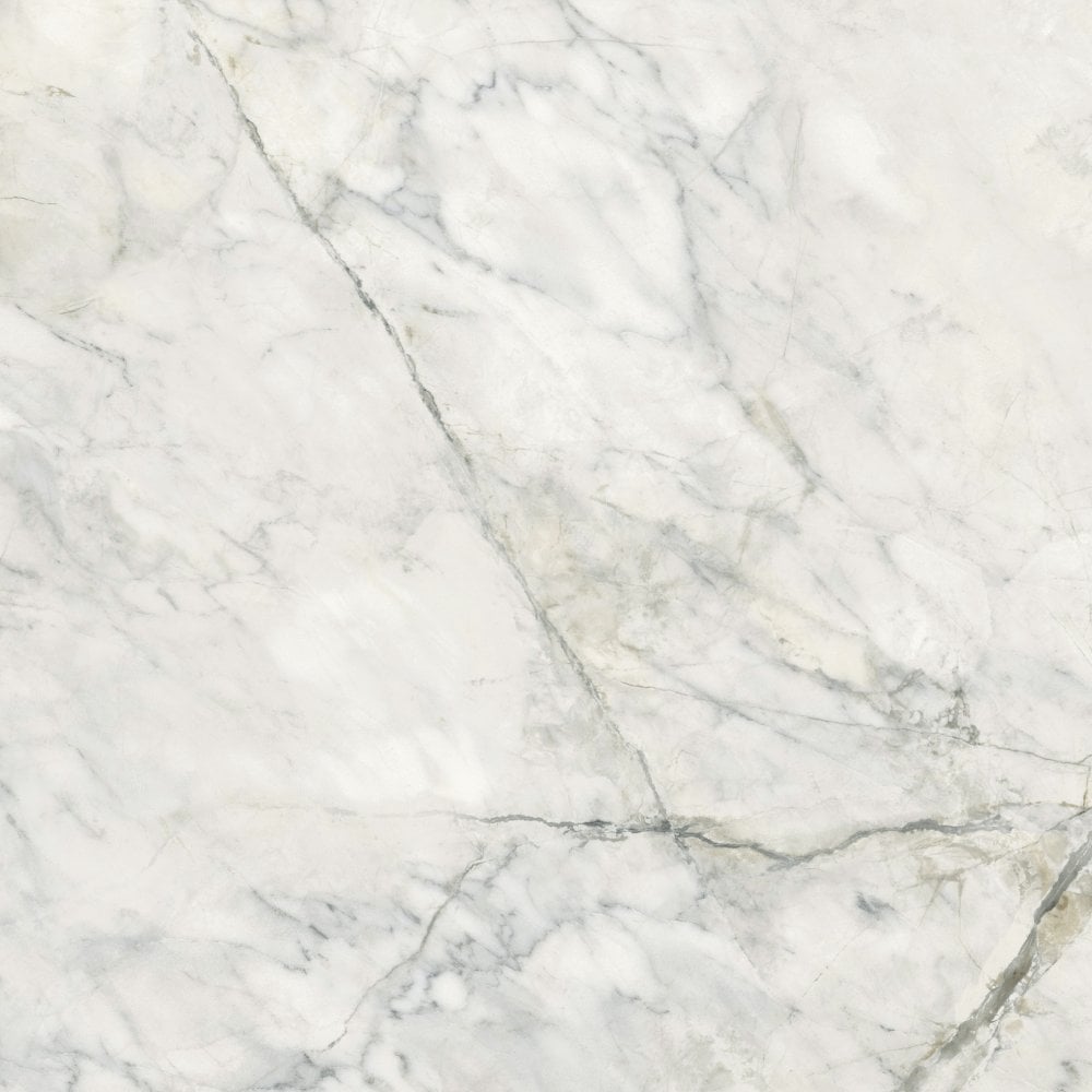 Leonardo White Carving 60cm x 60cm Wall and Floor Tile