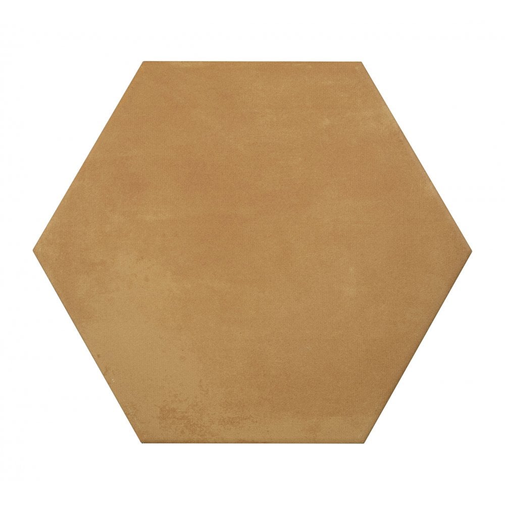 Lily Hex Base Hexagon Blaze Orange 22.8cm x 19.8cm Wall & Floor Tile