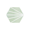 Lily Hex Hexagon Eden 22.8cm x 19.8cm Wall & Floor Tile