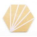 Lily Hex Hexagon Summer Yellow 22.8cm x 19.8cm Wall & Floor Tile