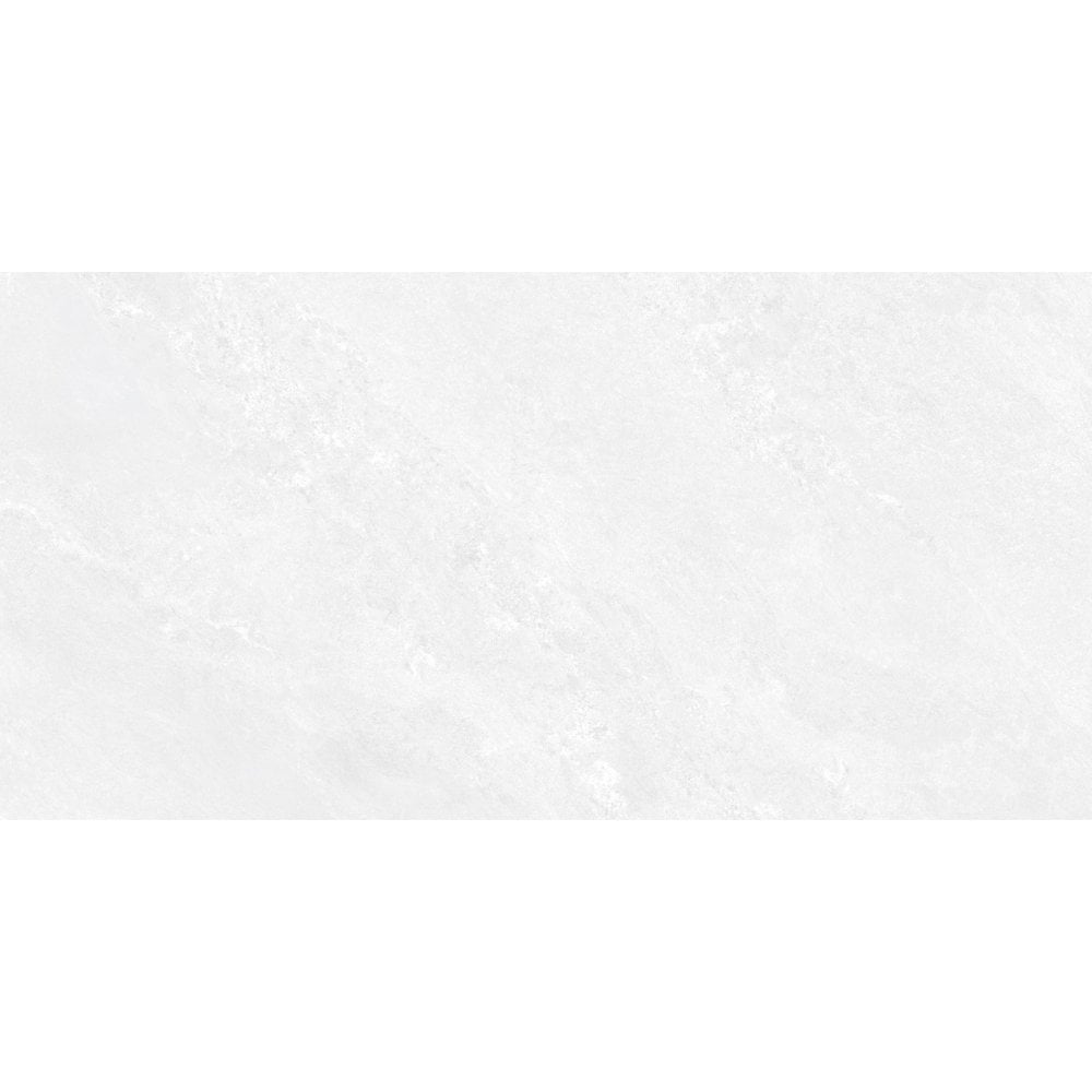Marmostone White Rectified Matt Stone Effect Porcelain Wall & Floor Tile 60cm x 120cm
