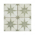 Metropolistyle Star Laurel Pattern 45cm x 45cm Wall & Floor Tile