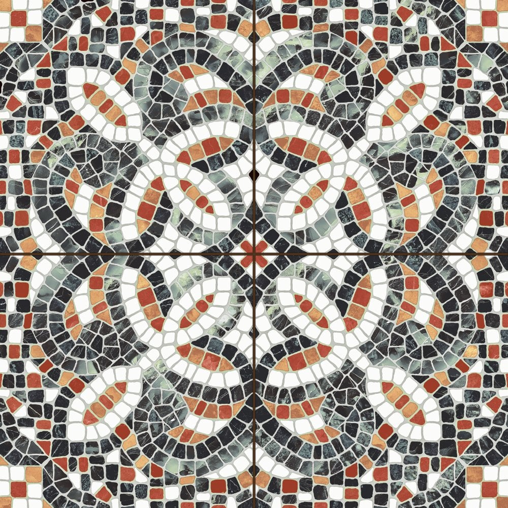 Mosaica Santorini Mix 45cm x 45cm Wall and Floor Tile