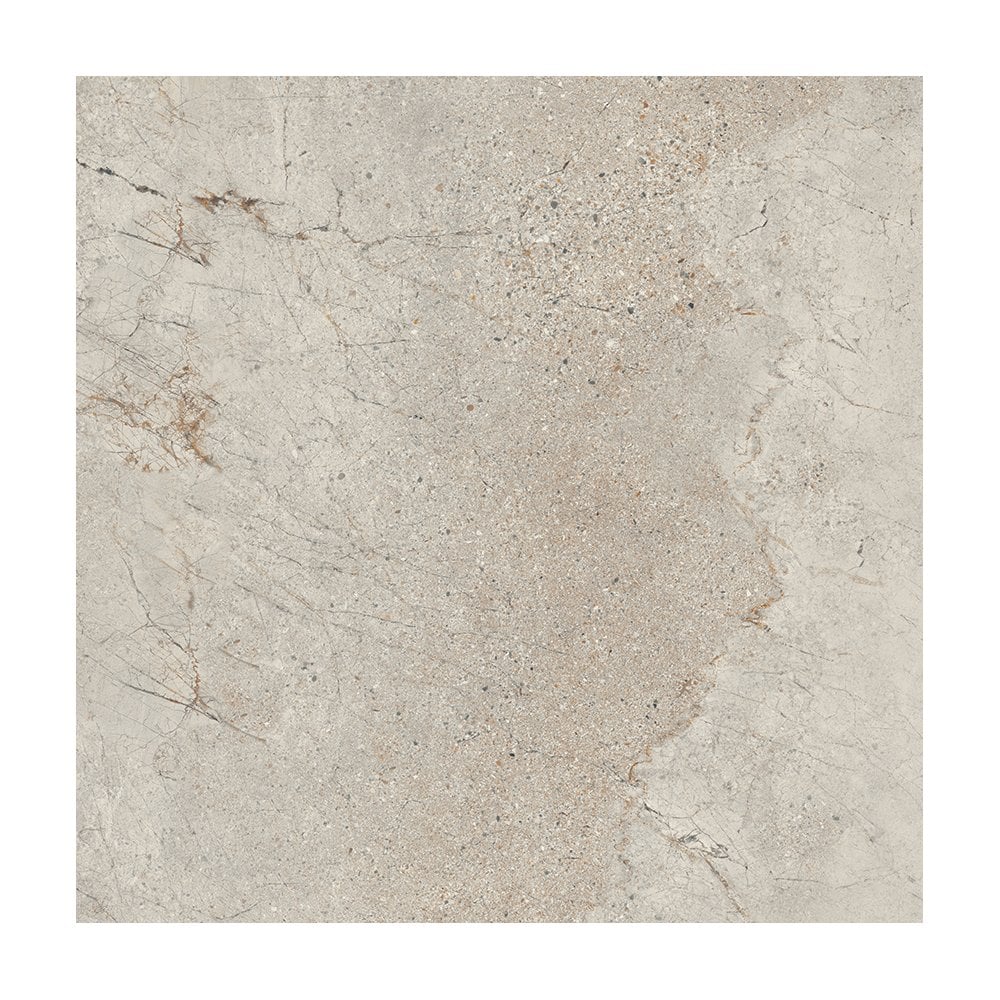 Mountain Grey Stone Effect Matt Porcelain 59.8cm x 59.8cm Wall & Floor Tile
