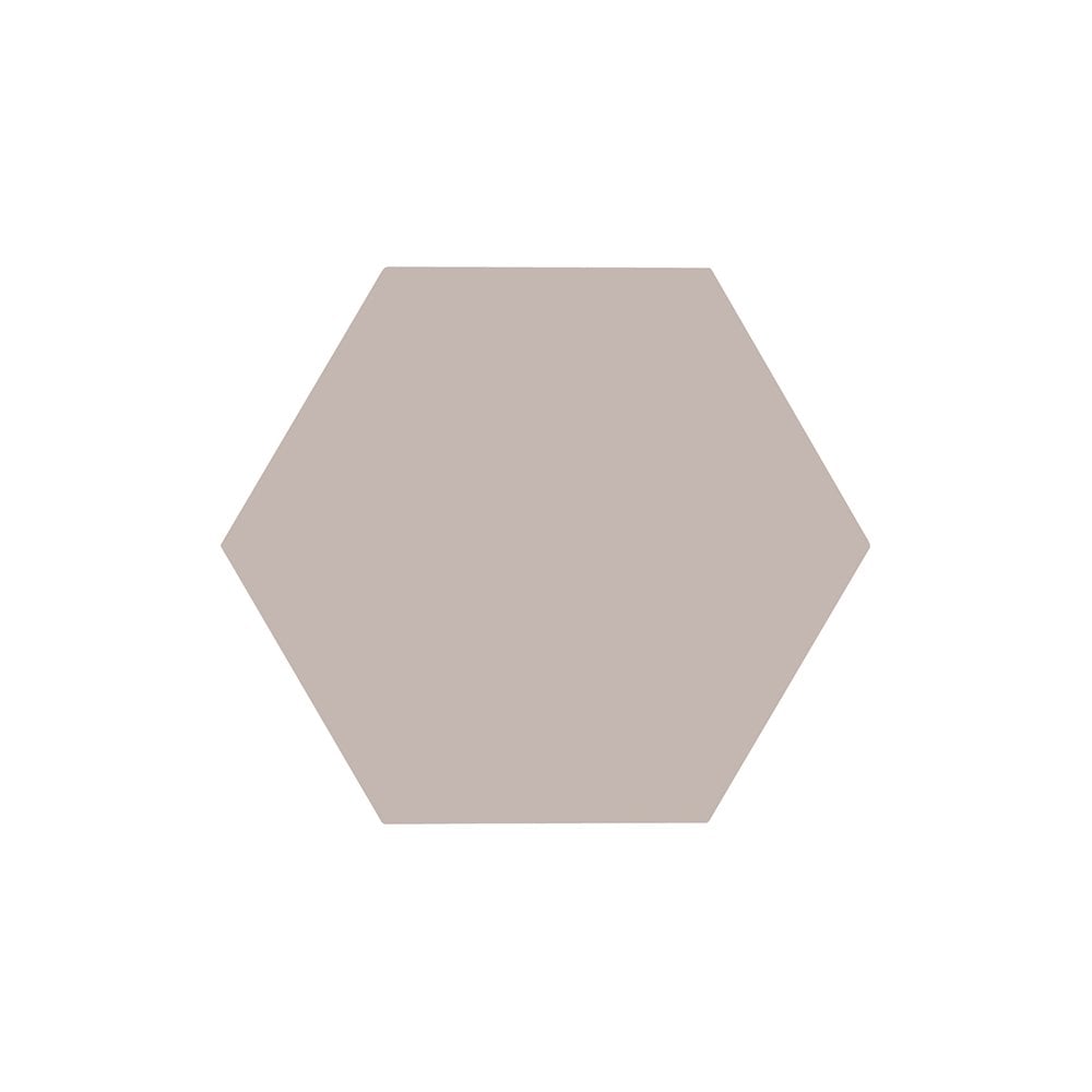 Naples Base Hexagon Clay 22.8cm x 19.8cm Wall & Floor Tile