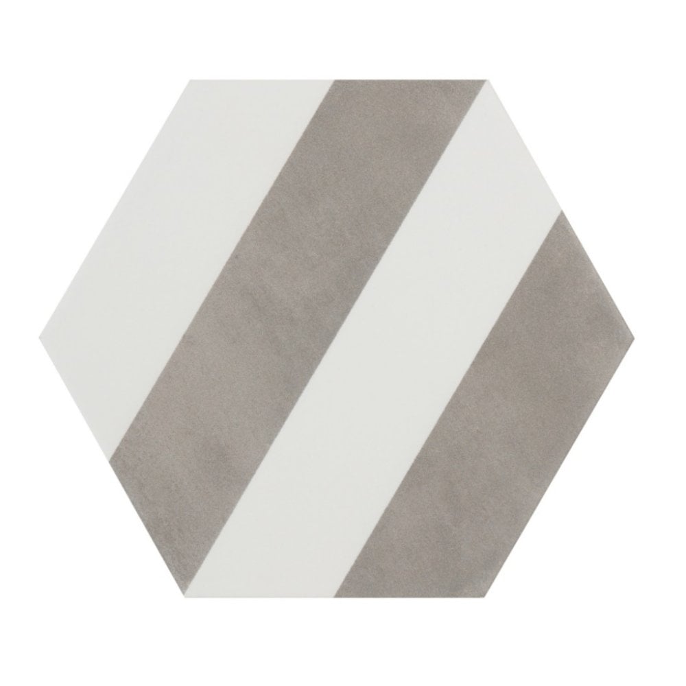 Naples Hexagon Clay 22.8cm x 19.8cm Wall & Floor Tile