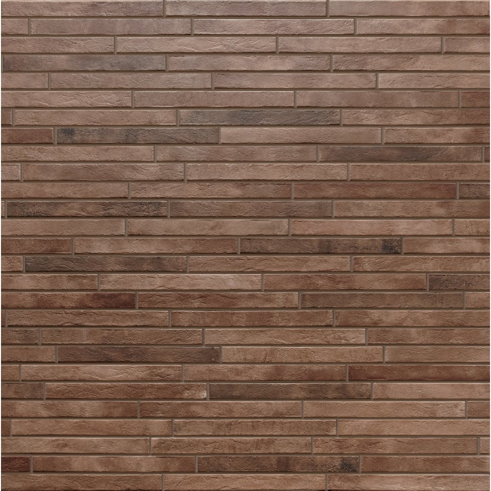 Nolita Brown Brick Matt 4.8cm x 45cm Wall & Floor Tile