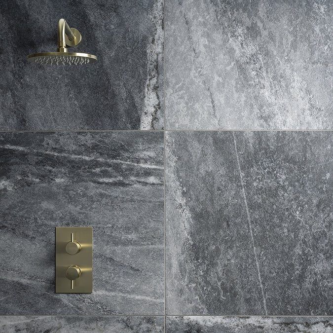 Stonehouse Studio Novus Grey Stone Effect Wall and Floor Tiles 600 x 600mm