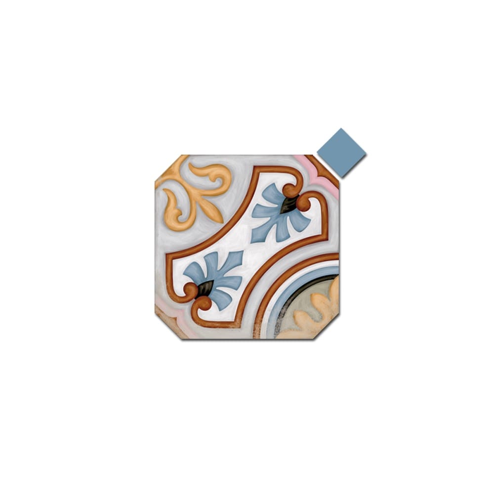 Octagon Diglas Multicolor 20cm x 20cm & Taco Dome Nube 4cm x 4cm