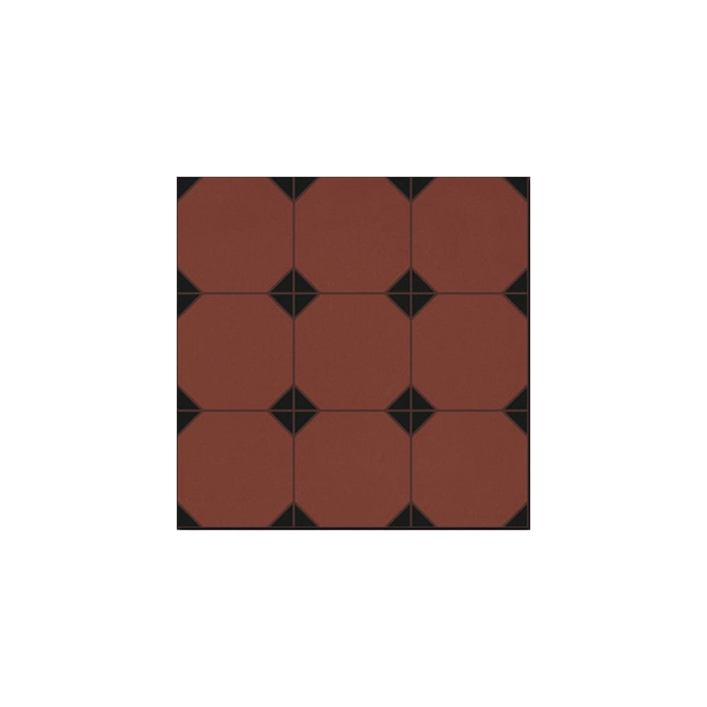 Octagon Terracotta Internal Tile 31.6cm x 31.6cm