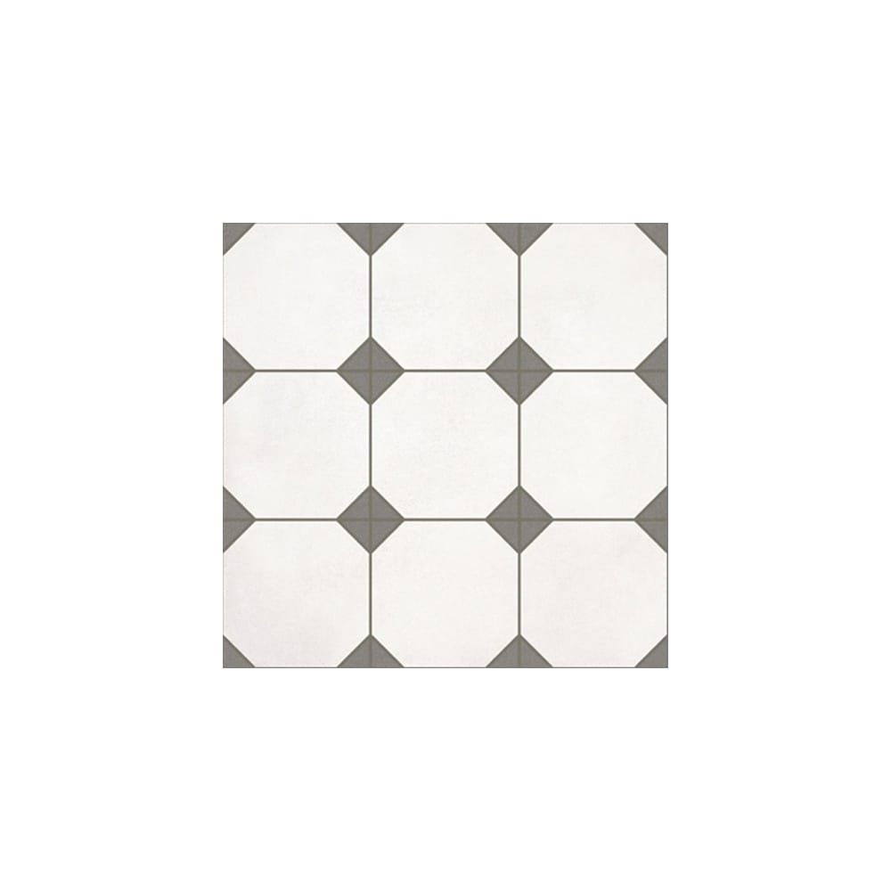 Octagon White Internal Tile 31.6cm x 31.6cm