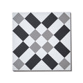 Patchwork B&W 02 20cm x 20cm Wall & Floor Tile