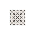 Patchwork Clover Black 29.8cm x 29.8cm Wall & Floor Tile