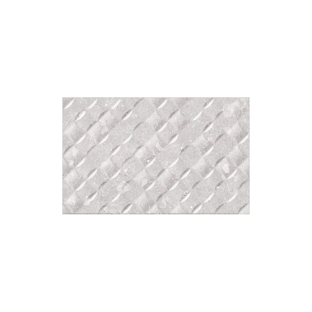 Pavimento Light Grey Decor 25cm x 40cm Wall Tile