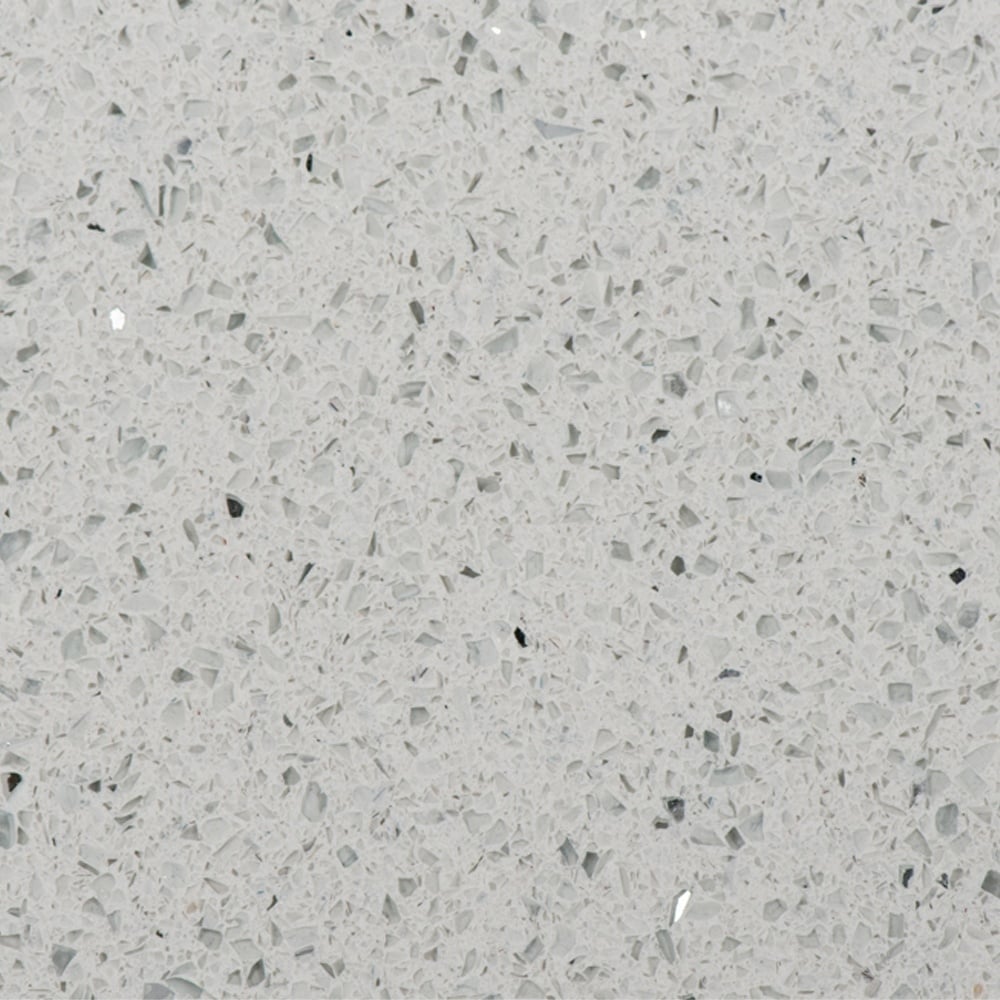 Pearl White Quartz 30cm x 30cm Wall & Floor Tile Gulfstone