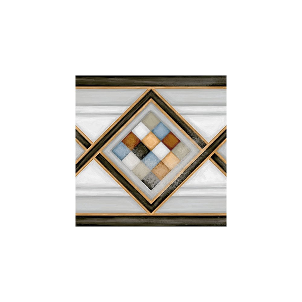 Pombo 2 Multicolor 20cm x 20cm Wall & Floor Tile