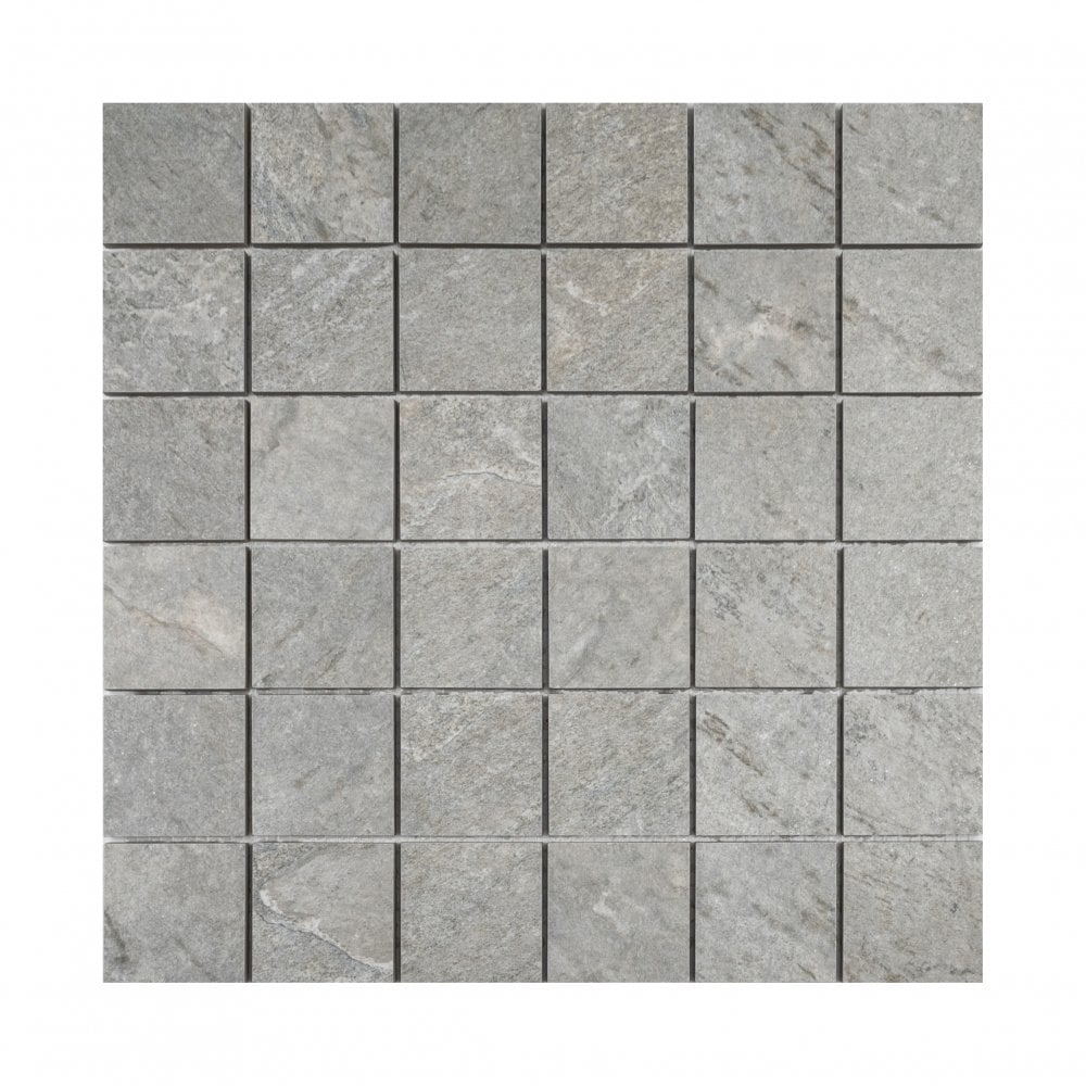 Quartz Stone Taupe Matt 30cm x 30cm Mosaic Tile
