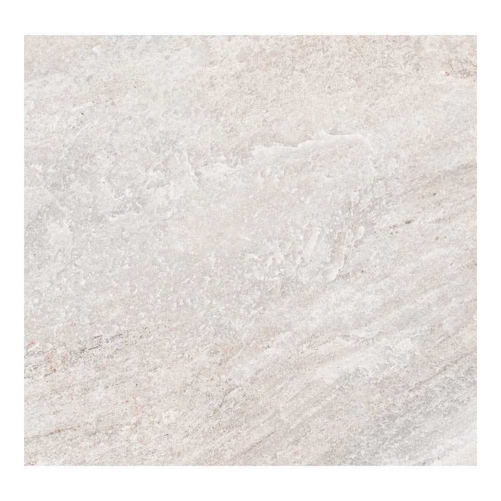 Quartz Stone White Matt 60cm x 60cm Wall & Floor Tile